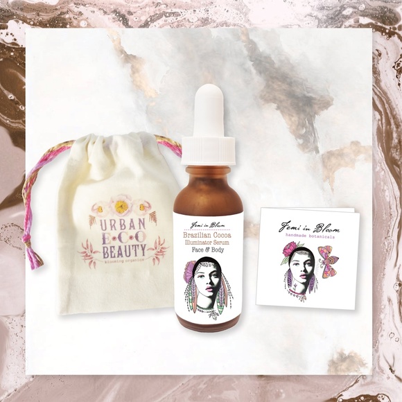 Brazilian Cocoa Illuminator Serum for Face and Body / Highlighting Glow - Picture 4 of 16